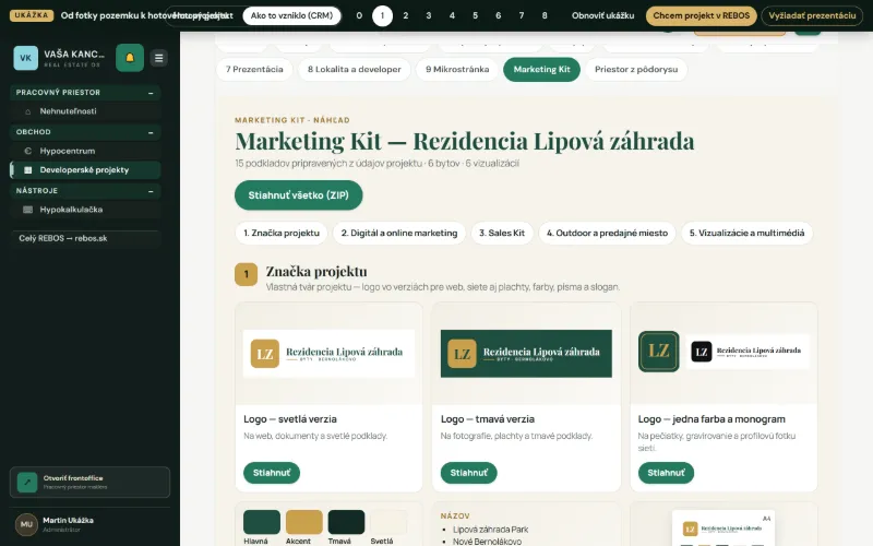 Marketing Kit: logo projektu vo verziách a stiahnutie v ZIP
